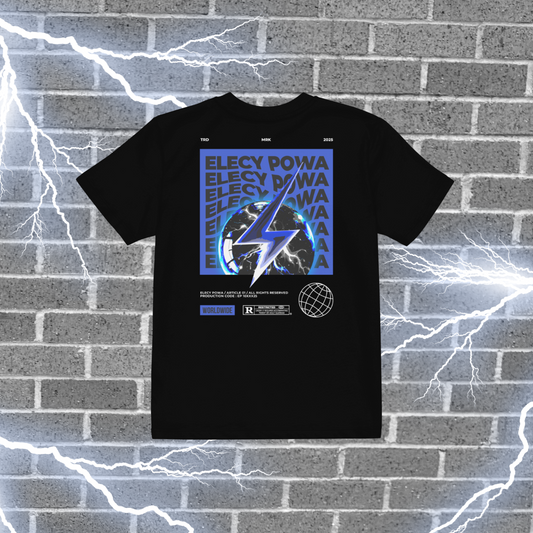 KIDS SHOCK BLACK TEE