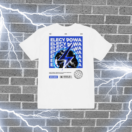 KIDS SHOCK WHITE TEE