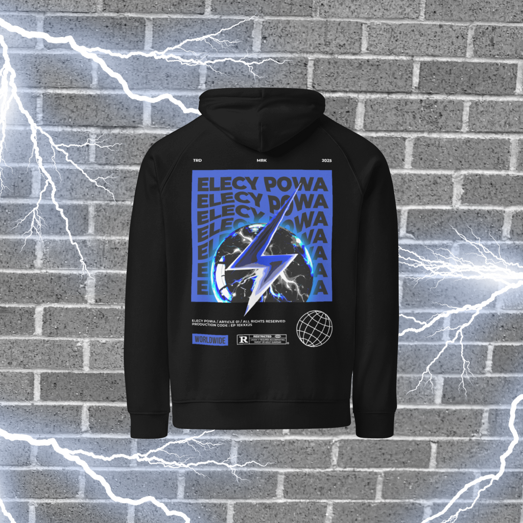 SHOCK BLACK HOODIE