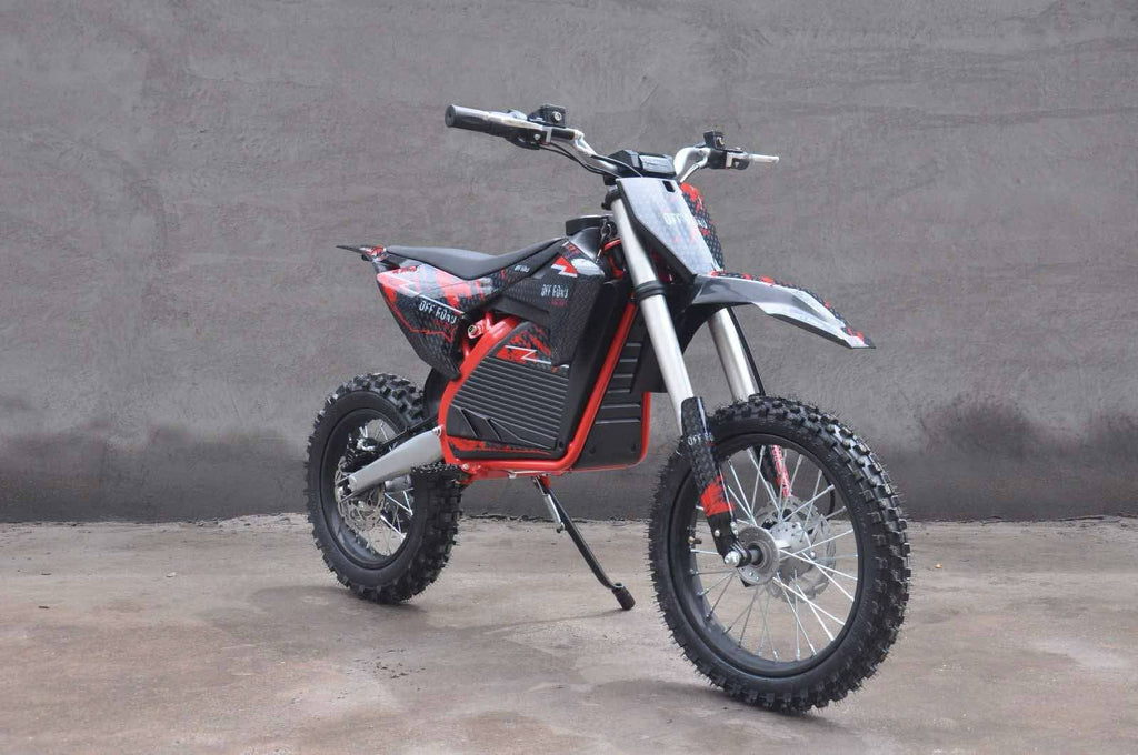 XTR 1000W Kids Electric Dirt Bike – 36V BLUE, RED, ORANGE