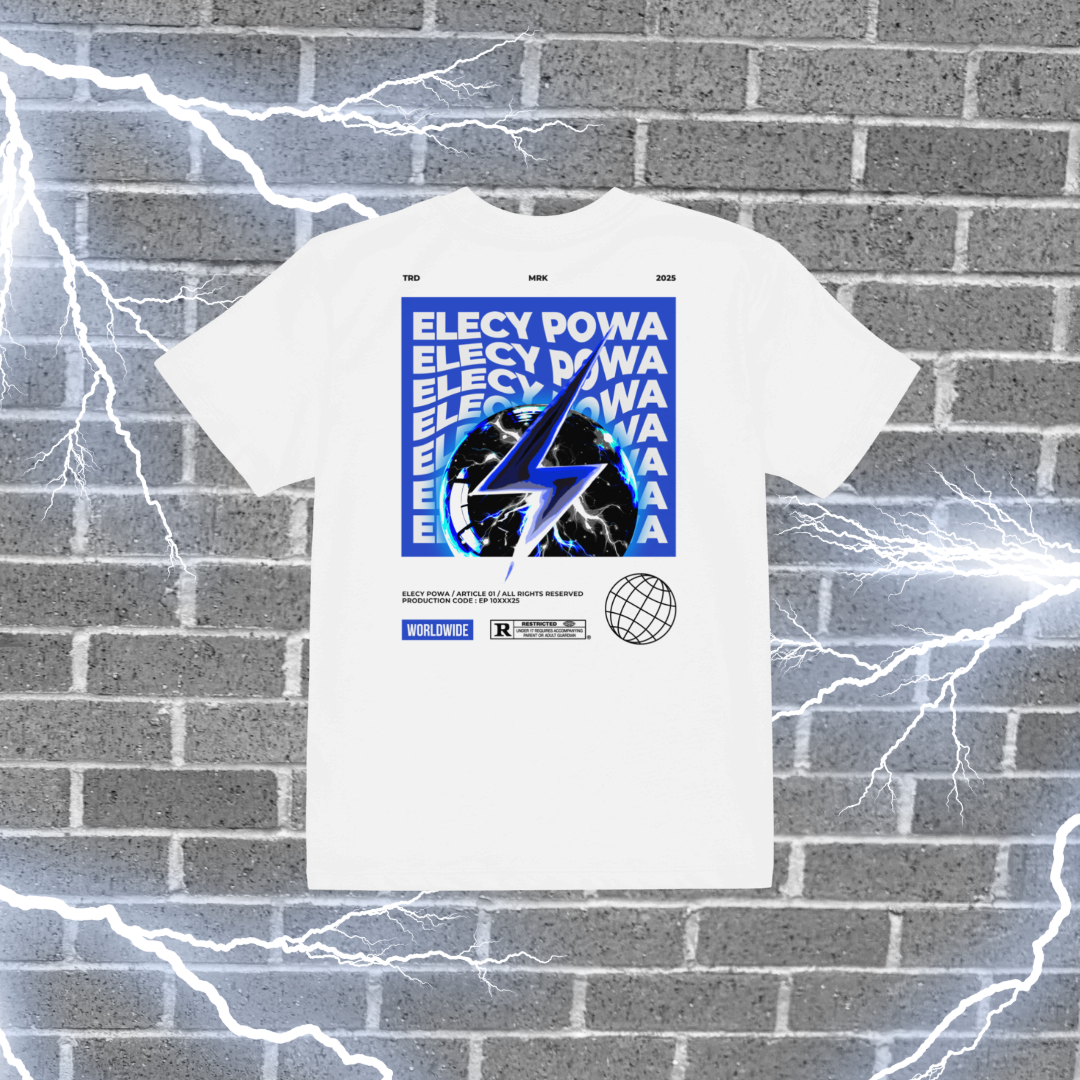 KIDS SHOCK WHITE TEE