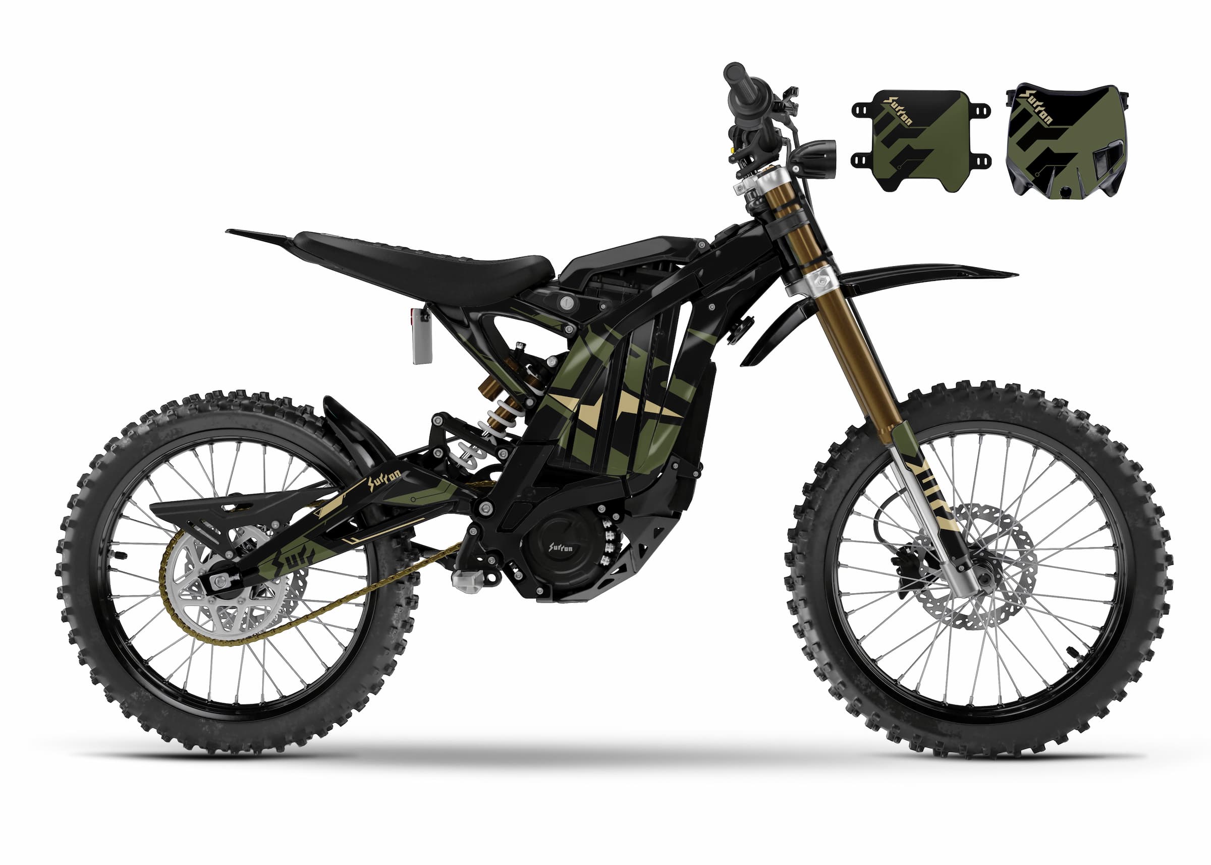 Sur-Ron Light Bee Graphics Kit | OEM Extended - Camo